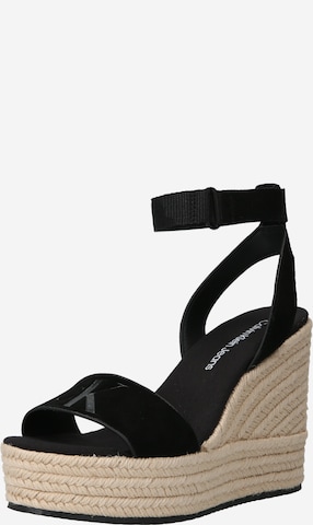 Calvin Klein Jeans - Sandália em preto: frente