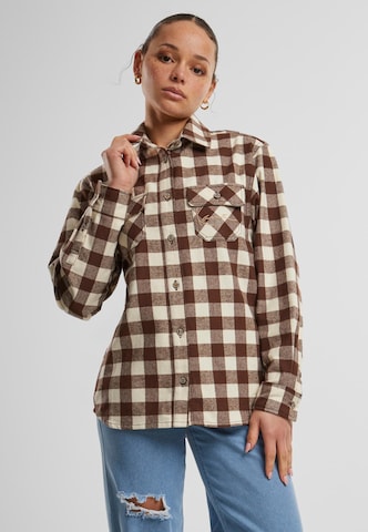 Chemisier Karl Kani en marron