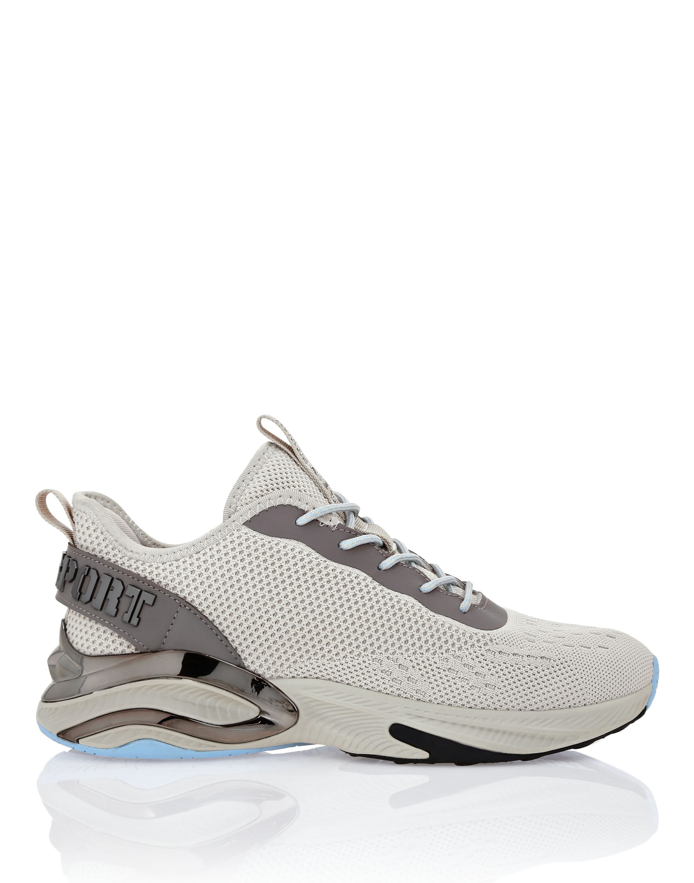 Plein Sport Sneakers laag in Beige: voorkant