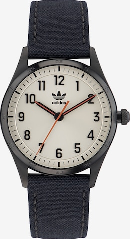 ADIDAS ORIGINALS Analoog horloge 'CODE FOUR' in Zwart: voorkant