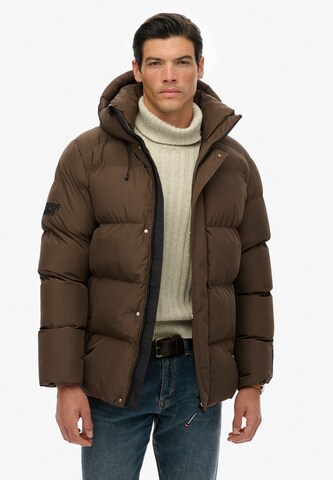 Superdry Tussenjas in Bruin