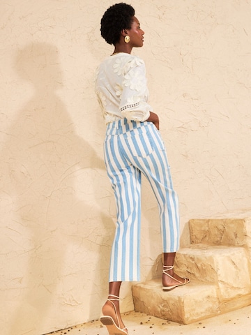 Wide leg Jeans di love & roses in blu