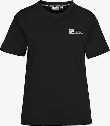 FILA - Camiseta en negro: frente