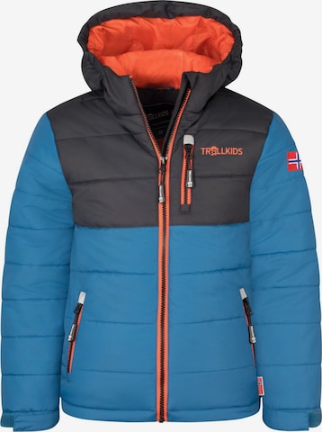 TROLLKIDS Winter Jacket in Blue: front