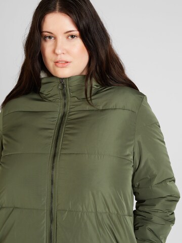 ABOUT YOU Curvy Between-season jacket 'Hilde' in Green