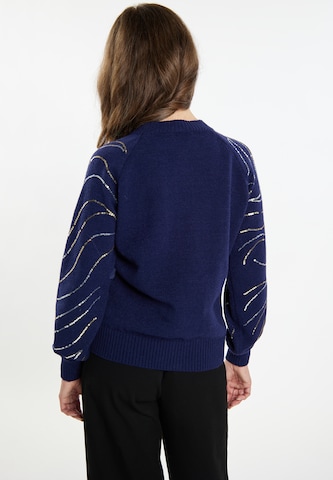 usha BLACK LABEL Strickjacke in Blau