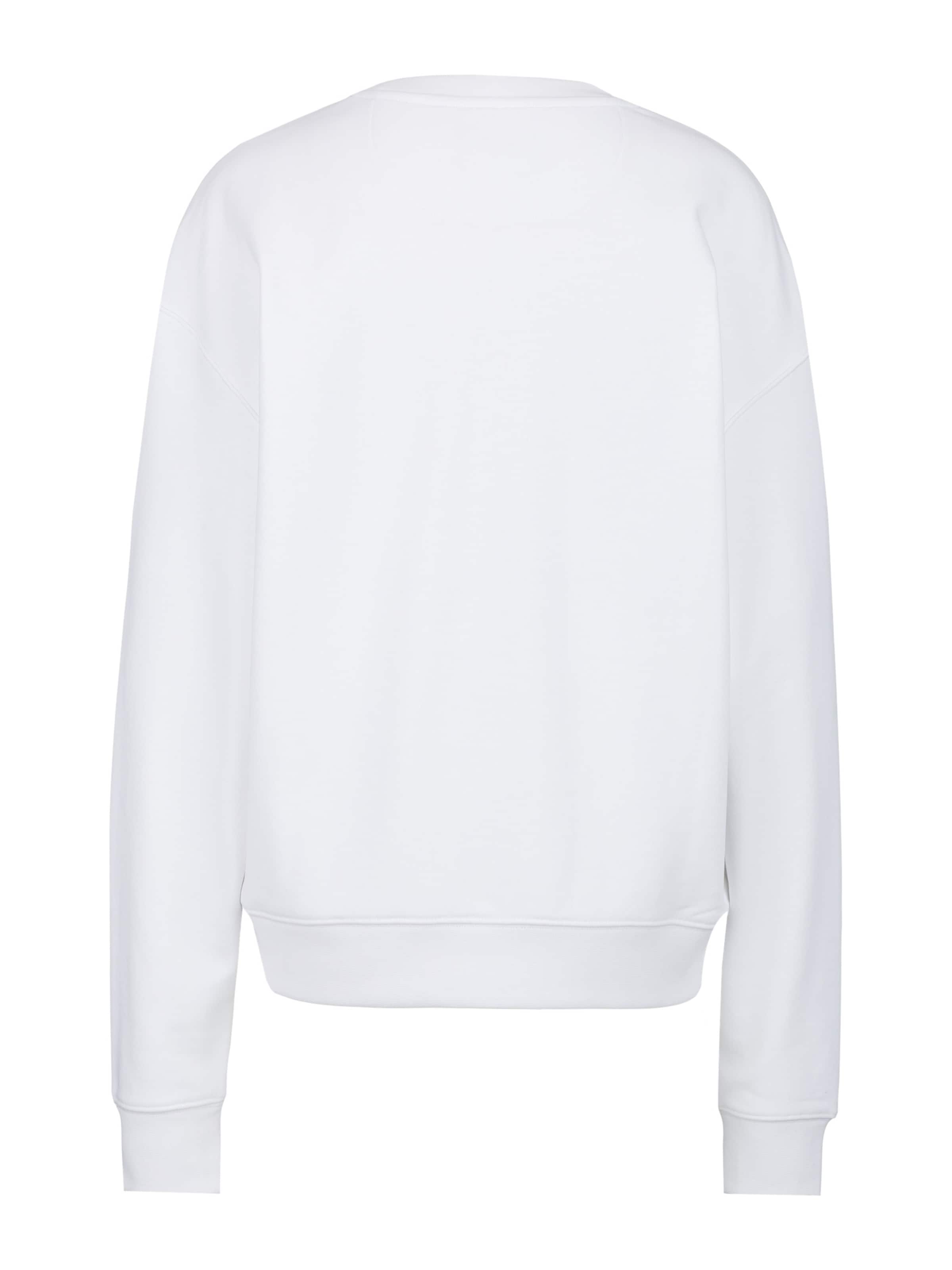 19V69 ITALIA Sweatshirt ' SINJA EMBELLISH ' in Wit