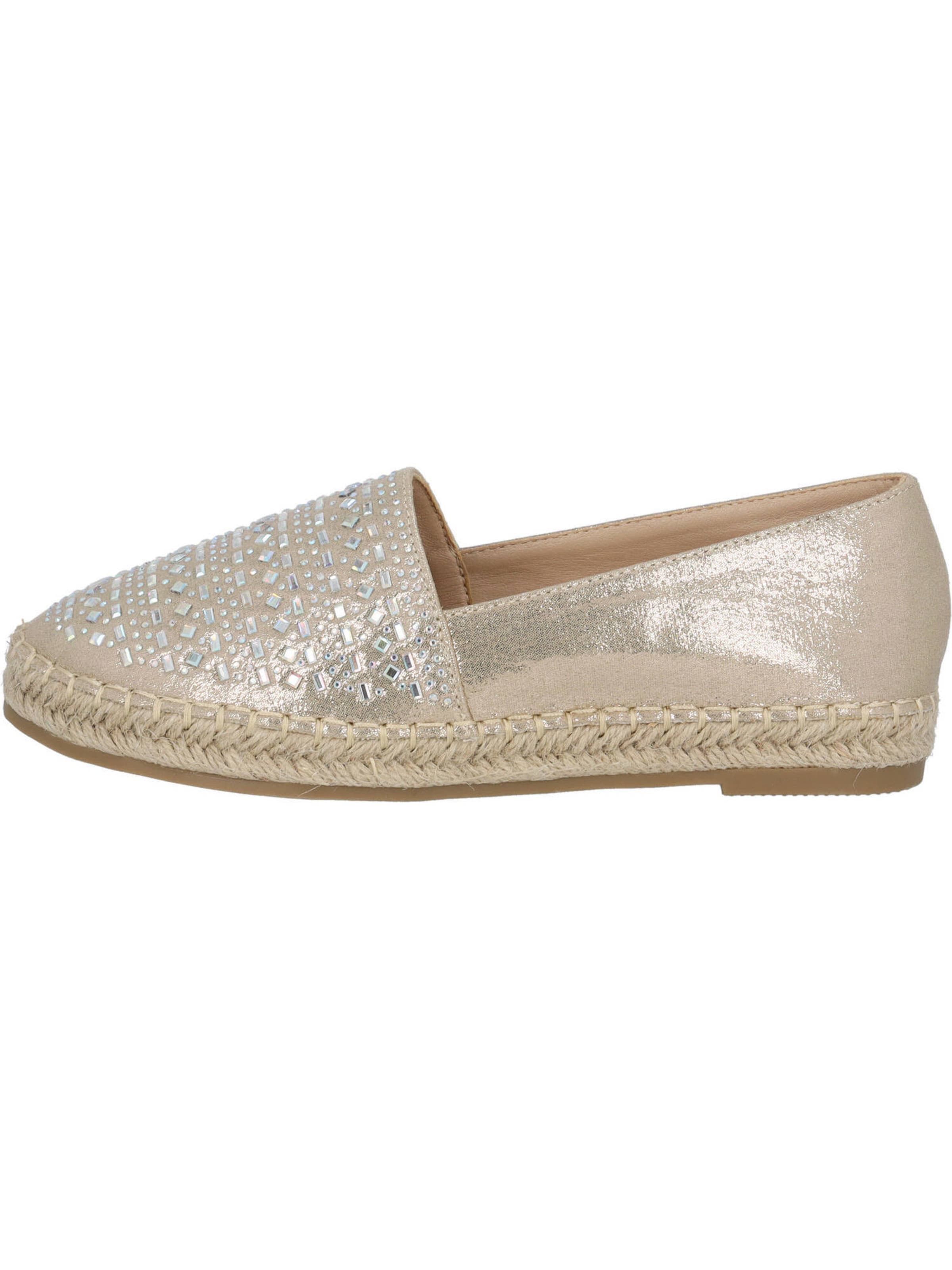 Espadrilles 'Chesu' Palado by Sila Sahin en or : devant