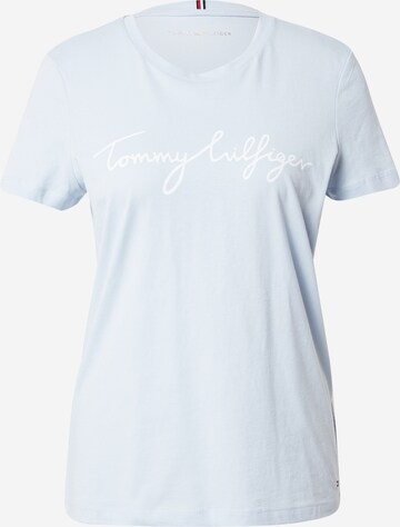 T-shirt TOMMY HILFIGER en bleu : devant