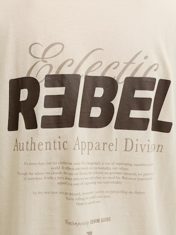 T-Shirt 'JREBJIM' JJ Rebel en beige