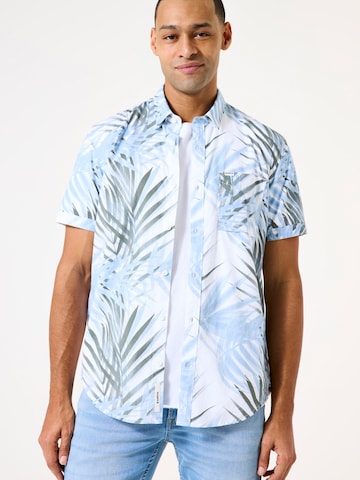 GARCIA Regular fit Button Up Shirt 'E51096' in White: front