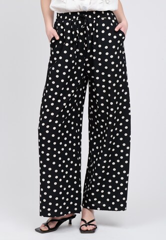 Loosefit Pantaloni di Influencer in nero: frontale