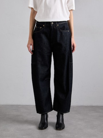 Wide Leg Jean 'LOGAN' rag & bone en noir : devant
