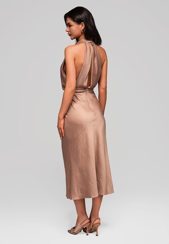 Robe de soirée Ombre en marron