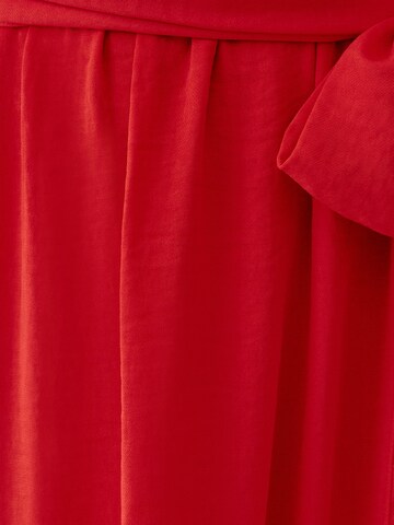 Tussah Dress 'ZURI' in Red