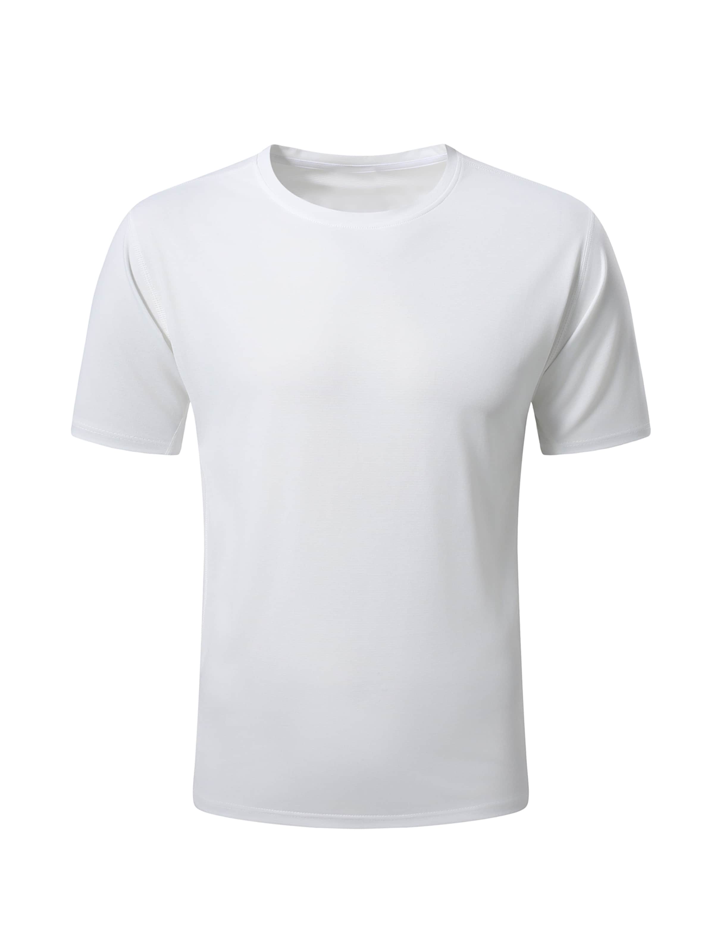 YOUTHUP Funktionsshirt 'Feuchttrans'‌‌‌ in Weiß: Vorderseite