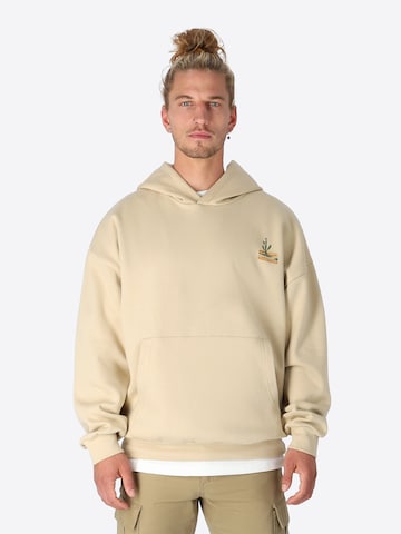 SPITZBUB Sweatshirt 'Journey' in Beige: voorkant
