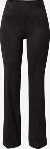 DRYKORN Regular Pleated Pants 'ALIVE' in Black: front