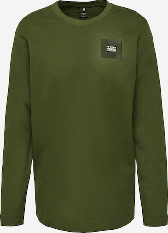 Sweat-shirt G-Star RAW en vert : devant