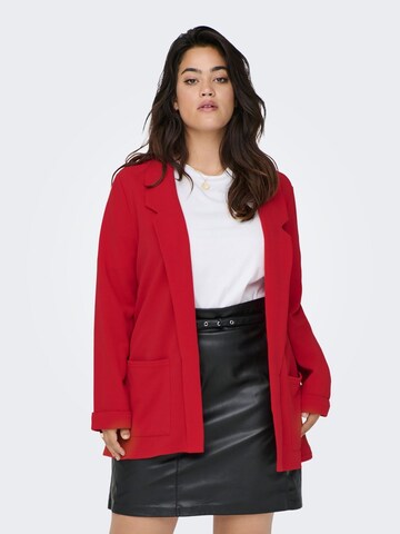 Blazer ONLY Carmakoma en rouge : devant