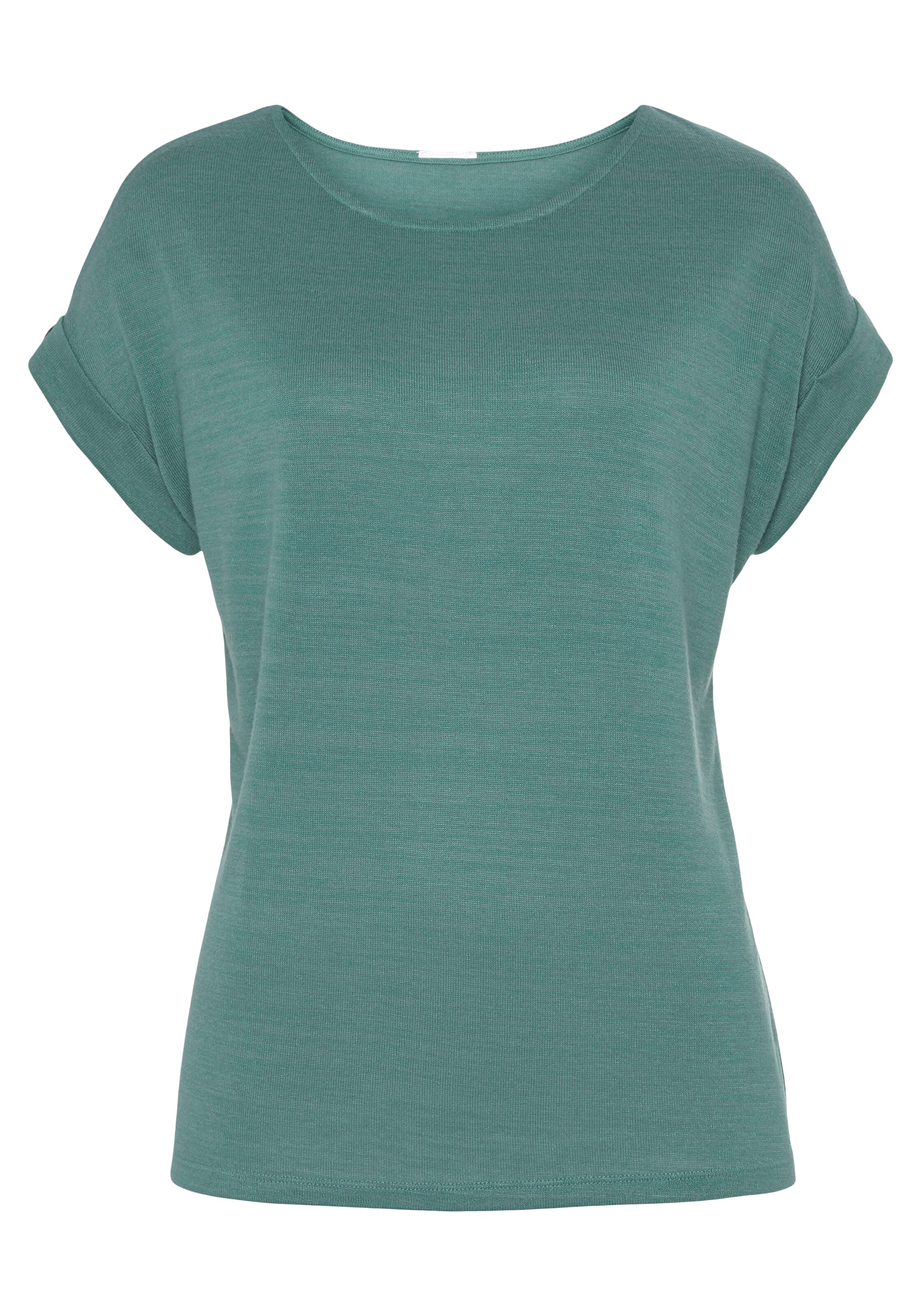 LASCANA Shirt in Green: front