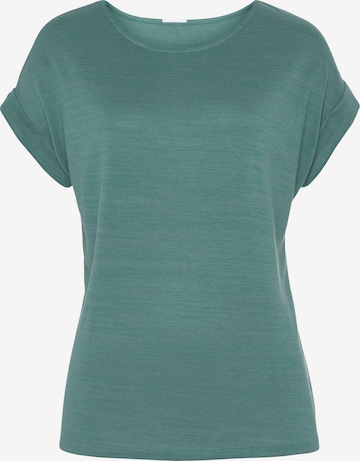 LASCANA Shirt in Groen: voorkant