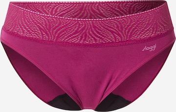 SLOGGI Panty 'Period Pants' in Purple: front