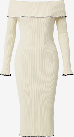 WOMAN VISION Jurk in Beige: voorkant