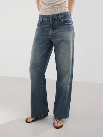 MANGO Wide leg Jeans 'Dulce' in Blue: front