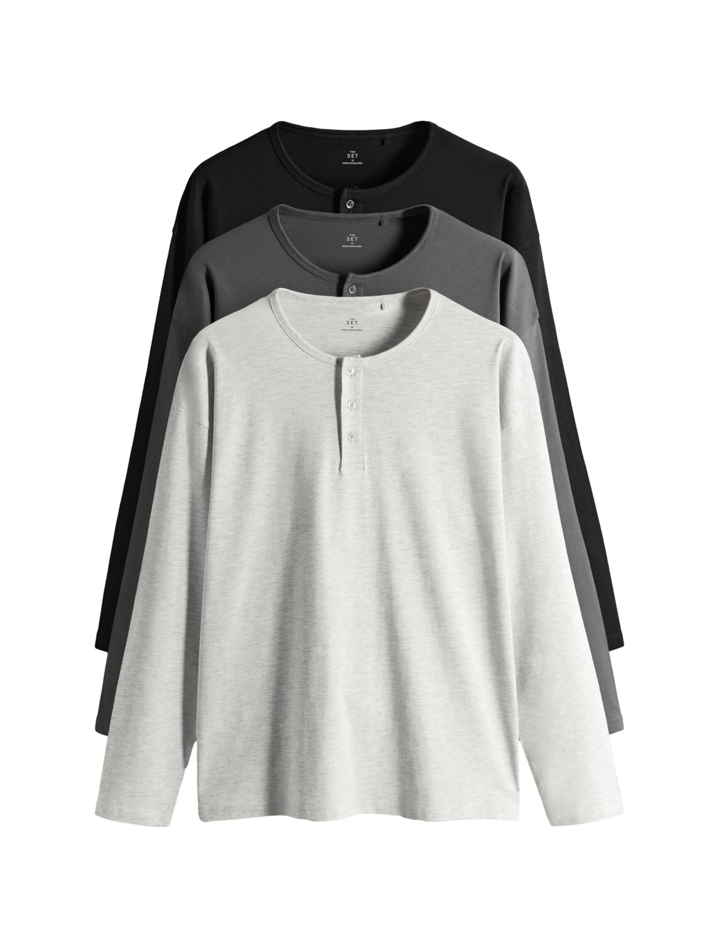 The Set - Camiseta en gris: frente