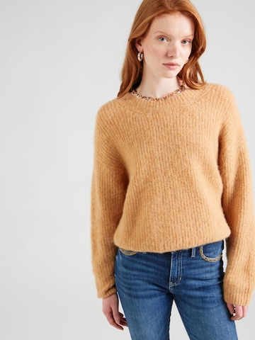 AMERICAN VINTAGE Sweter 'EAST' w kolorze beżowy: przód