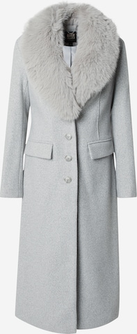 River Island - Sobretudo de inverno em cinzento: frente