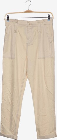 TOPSHOP Pants in M in White: front
