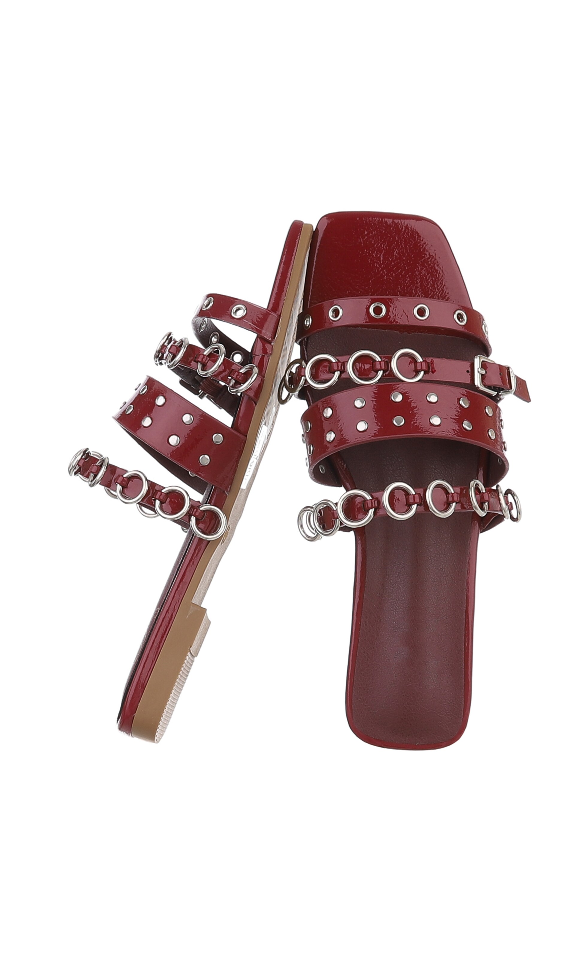 Ital-Design Mules in Red