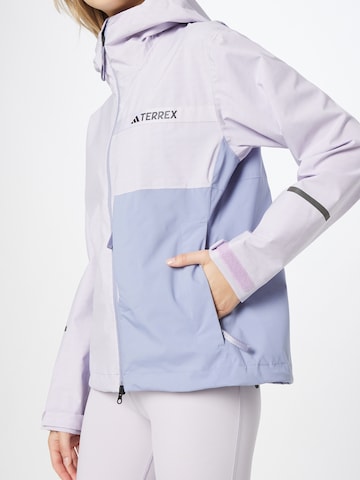 ADIDAS TERREX Outdoor Jacket in Purple