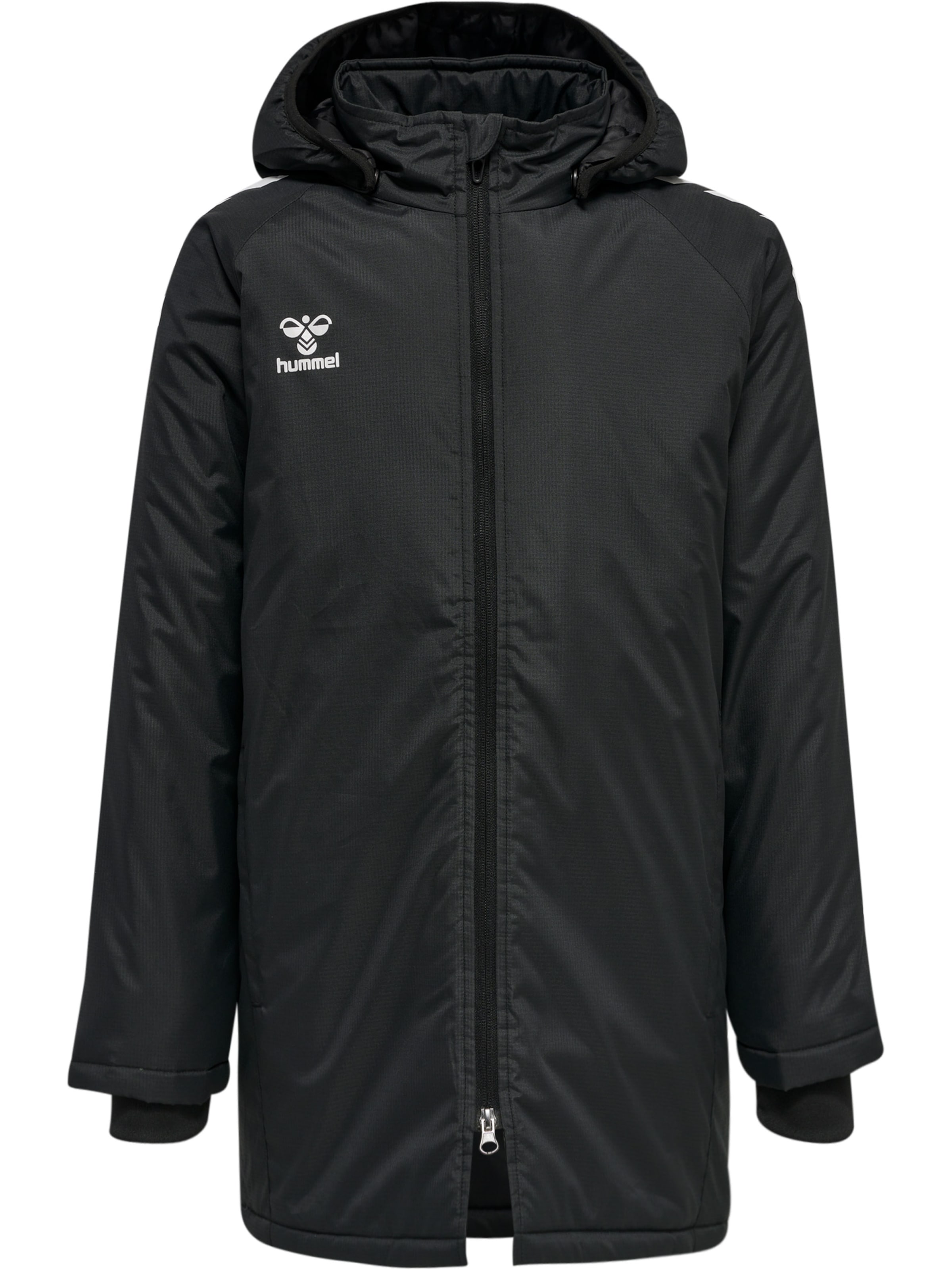 Hummel Sportjacke 'Core XK Bench' in Schwarz: Vorderseite