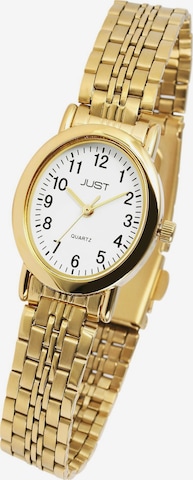 JUST Analoguhr 'Shelly' in Gold: Vorderseite