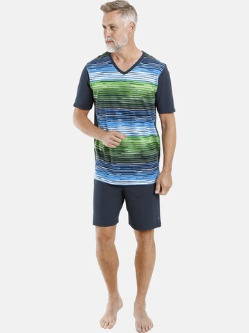 Jan Vanderstorm Pajama short 'Audun' in Blue: front