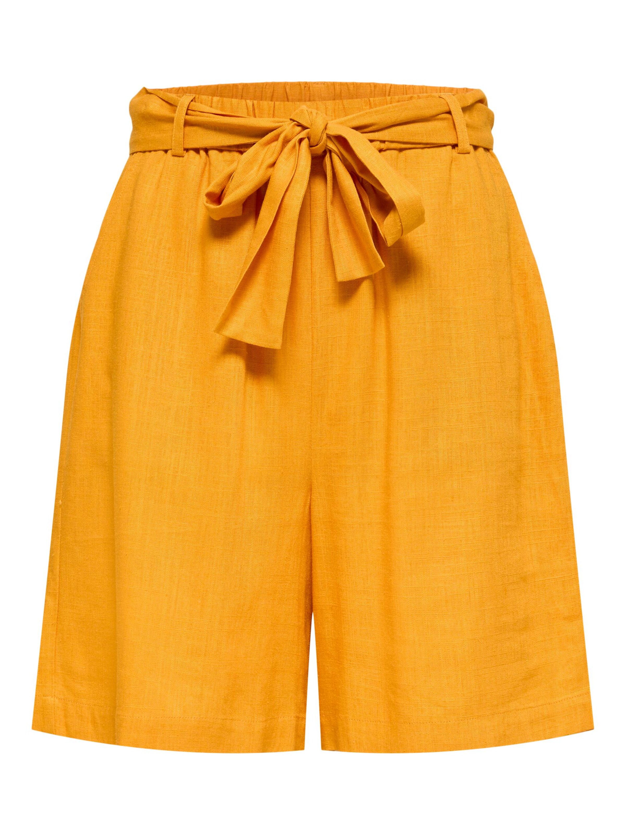 SELECTED Pantalon 'Gulia' en orange, Vue avec produit