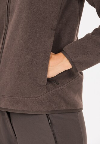 SOS Functionele fleece jas 'Draco' in Bruin