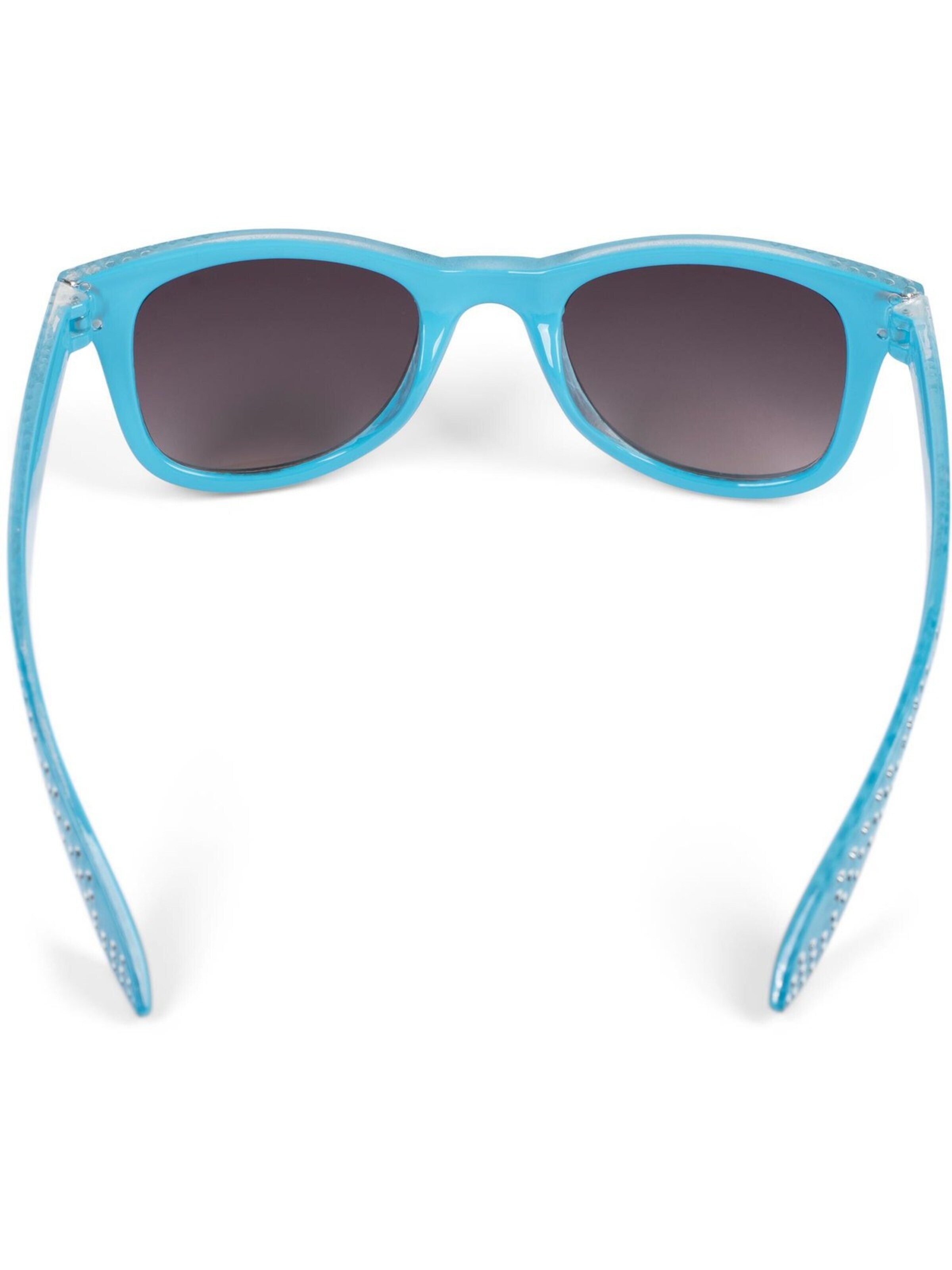 styleBREAKER Sunglasses 'Mädchen Nerd Sonnenbrille mit Strass' in Blue