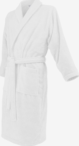 celodoro Bademantel lang 'Home & Spa Collection' in Weiß: Vorderseite