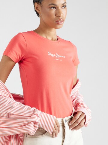 Pepe Jeans T-Shirt 'NEW VIRGINIA' in Rot