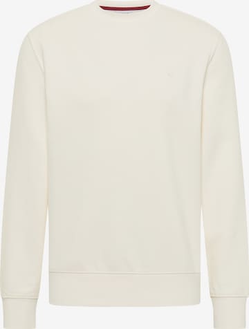 MUSTANG Sweatshirt 'Clio' in Weiß: Vorderseite