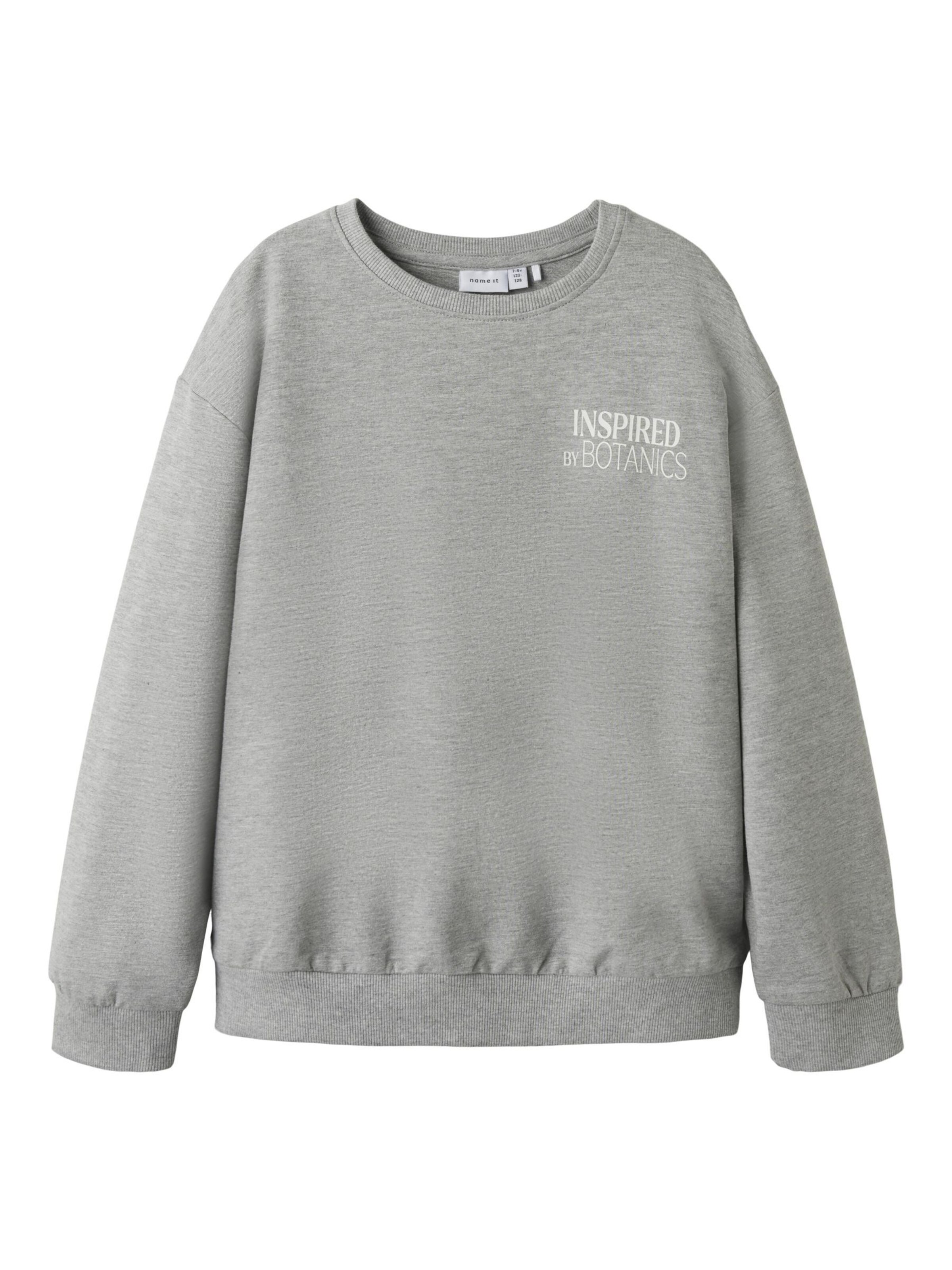 NAME IT Sweatshirt i grå: forside