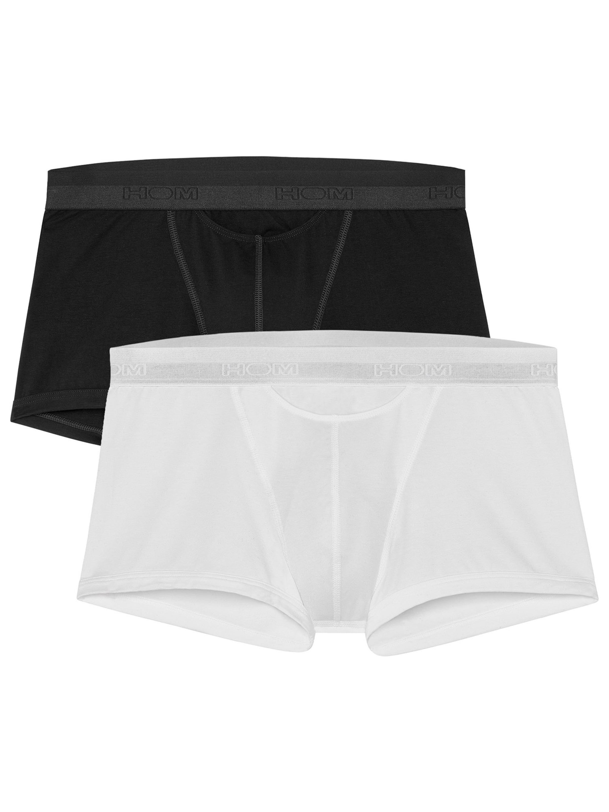 HOM Boxershorts ' Boxer Briefs HO1 ' in Zwart: voorkant
