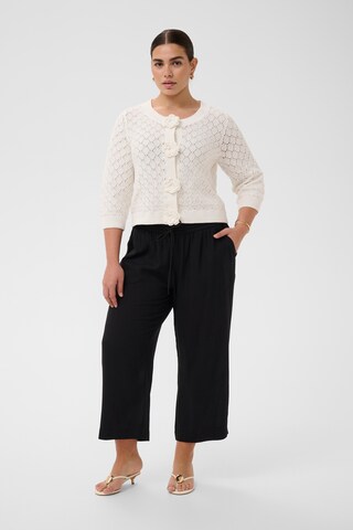 KAFFE CURVE Loosefit Παντελόνι 'KCMille' σε μαύρο