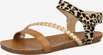 Blowfish Malibu Sandalen met riem 'Goya' in Beige: voorkant