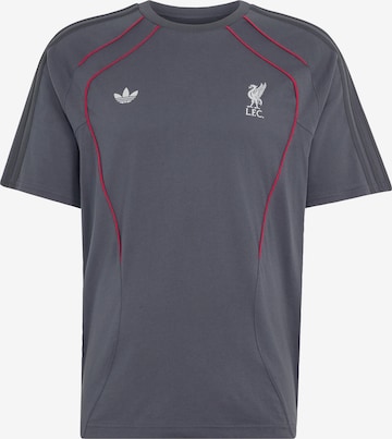 T-Shirt fonctionnel 'LFC' ADIDAS ORIGINALS en gris : devant