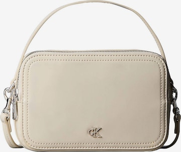 Calvin Klein Crossbody bag in Beige: front